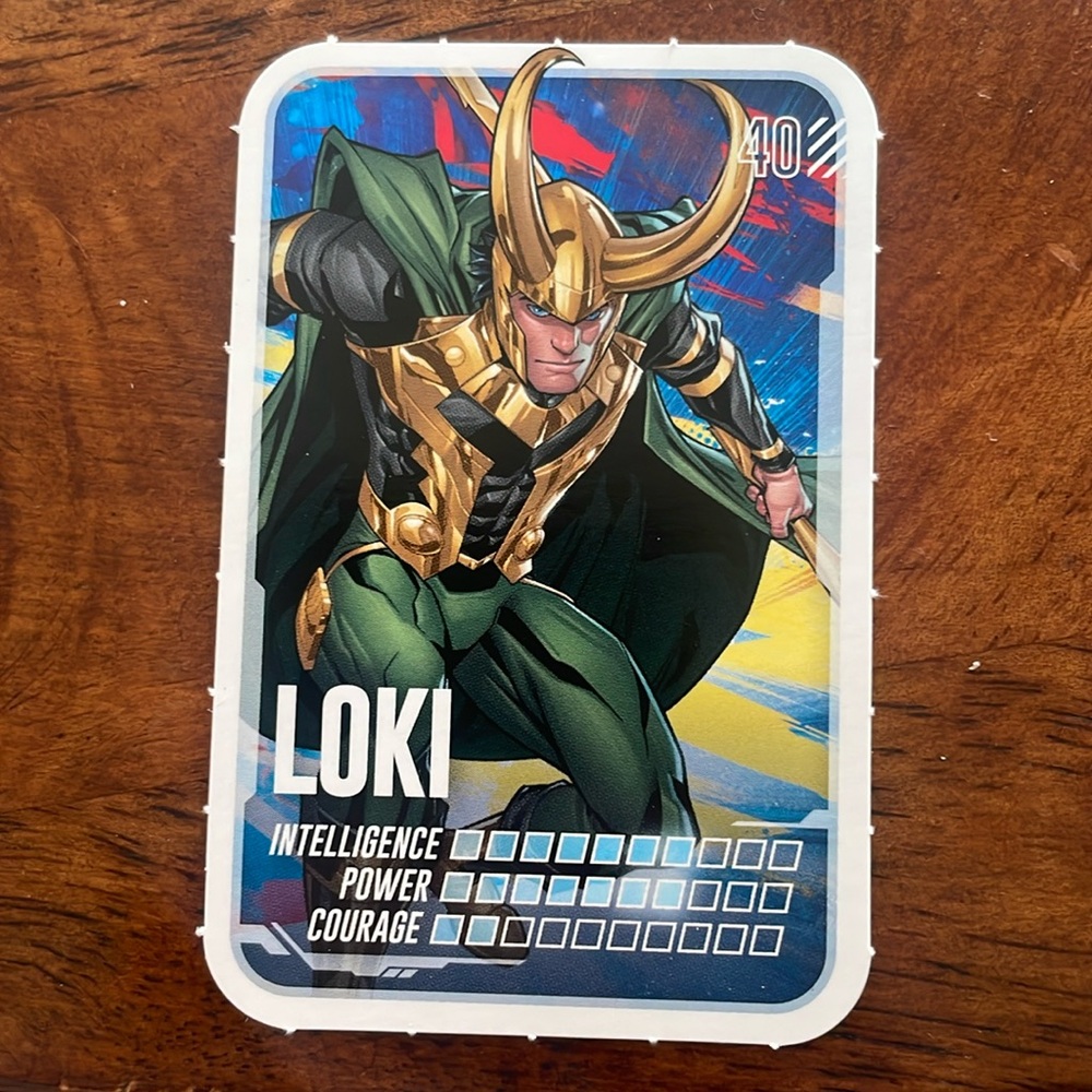 Marvel LOKI intelligence power courage #40